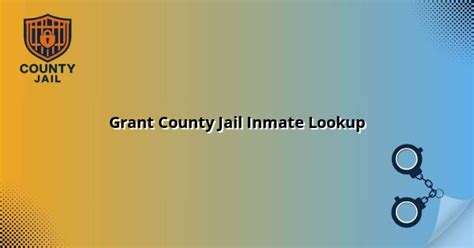 Inmate grant county jail mugshots.  Recent changes in the status of inm...
