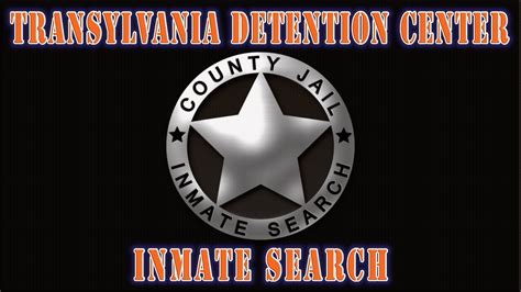 Search Transylvania County, NC Inmate Records Transylvania