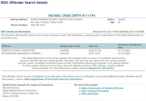 Inmate search idoc.  Locate a facility.  The search function may be unavailable d...