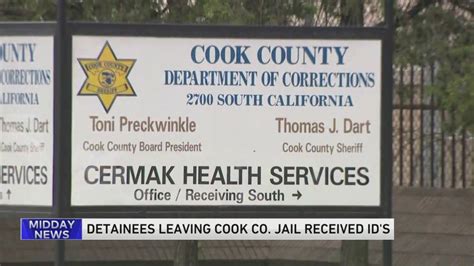 Inmates leaving Cook County Jail will receive free state ID cards