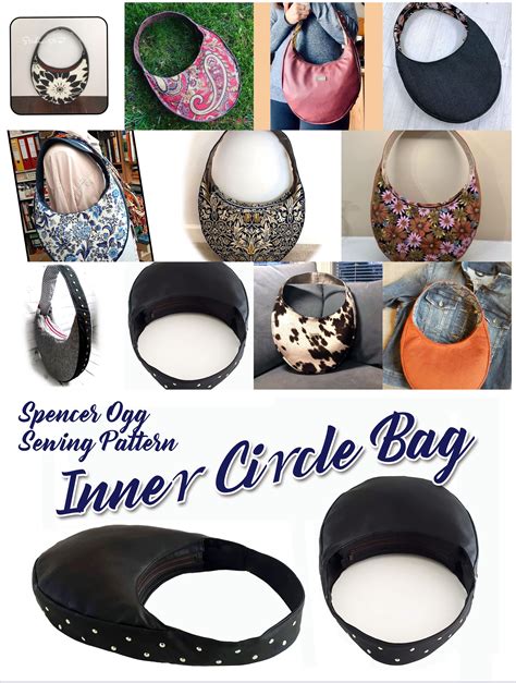 Inner Circle Bag PDF Sewing Pattern in 2020 Pattern, Bag patterns to