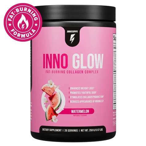 Sep 29, 2023 · Inno Glow is a fat-burning multi-collagen complex that contains patented ingredients to help burn more calories, ignite thermogenis and even prevent fat gain for enhanced weight loss. . 
