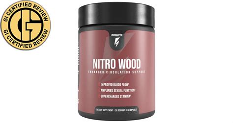 Nitro Wood by Innosupps: Unlock Optimal Circulation for Enhanced Wellness and Performance *Healthy blood flow is vital for heart health, improved energy levels, reduced swelling, and enhanced cognitive function & sexual performance.* BLOOD VESSEL EXPANSION *S7® Nitric Oxide Booster* Helps Reduce Swollen Feet and Ankles* . 