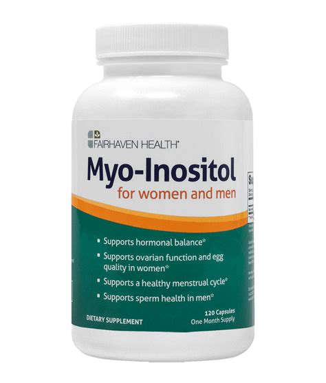 Inositol Capsules Myo-Inositol Fertility Supplements for Women ...