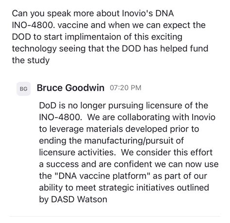 Inovio buyout rumors 2022. INOVIO is a clinical-stage biotechnology company focused on developing DNA medicines to fight HPV-related diseases, cancer and infectious diseases. We use proprietary technology to design DNA plasmids —small circular DNA molecules that work like software that the body’s cells can download to learn how to produce specific proteins to target ... 