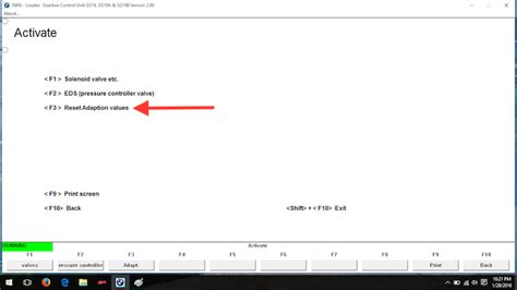 Inpa adaptation reset.  Even when I press shift F8 for "special test" on t...