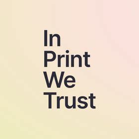 Inprintwetrust. In Print We Trust (@inprintwetrust) on TikTok | 3.3M Likes. 122.1K Followers. use TIKTOK for free WORLDWIDE SHIPPING 🕺🪩.Watch the latest video from In Print We Trust (@inprintwetrust). 