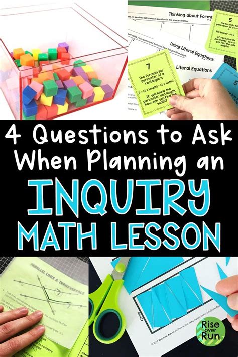Inquiry Questions Examples Math