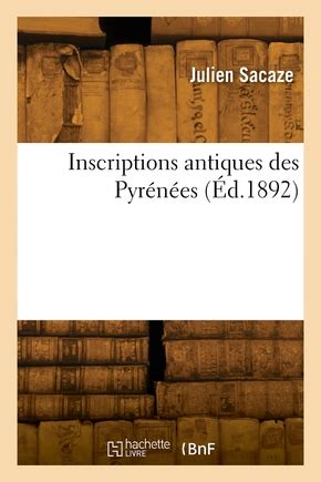 Inscriptions antiques des pyrénées /par julien sacaze ; avant propos par m. - Fire stream management handbook by david p fornell.