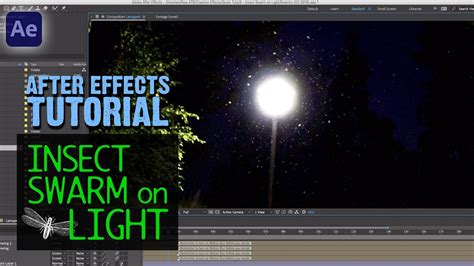 Insects Flying Around Light - After Effects Tutorial - YouTube