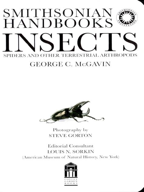 Insects spiders and other terrestrial arthropods smithsonian handbooks smithsonian handbooks. - Comprehension guide for the loser list.