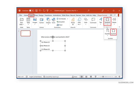 Insert Check Mark into PowerPoint [StepbyStep Guide] Art of