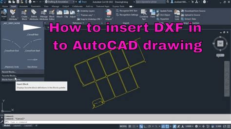 Insert DXF What