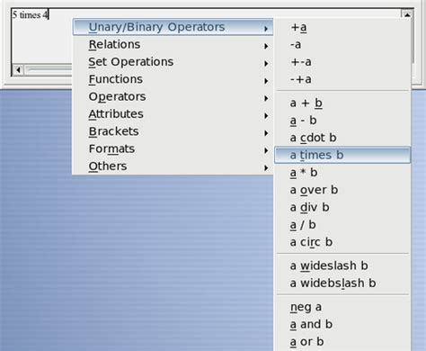 Insert mathematical symbols in OO - OpenOffice