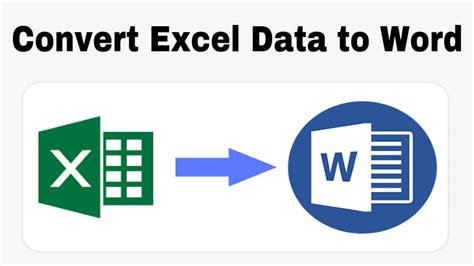 Inserting Excel Data into Microsoft Word YouTube