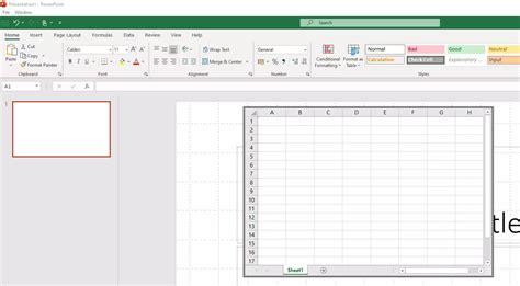 Inserting Excel into PowerPoint Stepbystep instructions IONOS