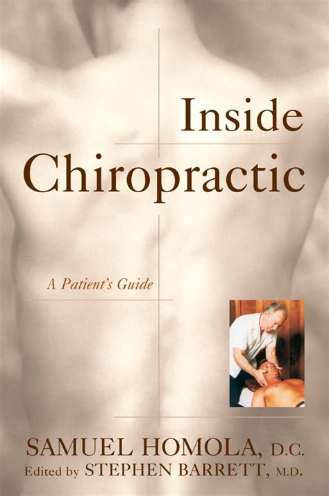 Inside chiropractic a patients guide consumer health library. - A study guide for joy of the gospel by pope.