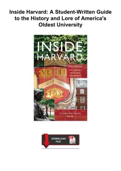 Inside harvard a student written guide to the history and lore of americas oldest university. - Komödien und satiren des sturm und drang.