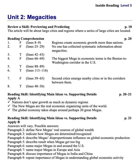 Inside reading 3 second edition answer key pdf