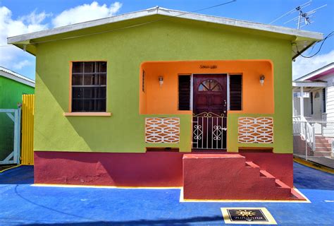 Rihanna’s Childhood Home in Bridgetown, Barbados. Robyn Fe