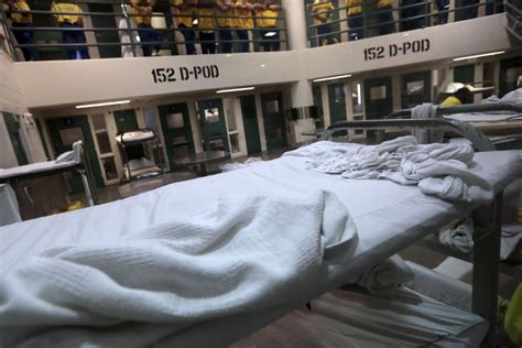 Inside twin towers correctional facility. The intake center at the Twin Towers Correctional Facility in downtown Los Angeles processes inmates before they are transferred to other jails in the county system. Many of them are homeless or ... 