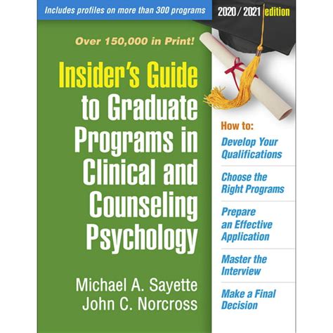 Insider s guide to graduate programs in clinical and counseling. - Manual de reparación de expansión galina tachieva.