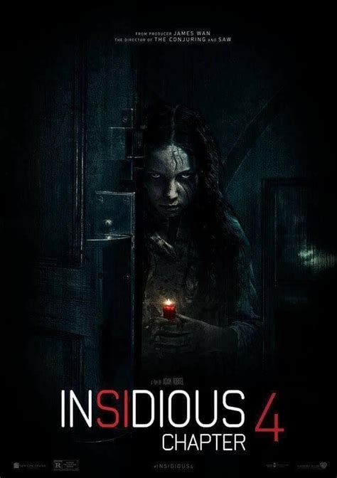 Insidious chapter 4. Insidious: Chapter 3: Directed by Leigh Whannell. With Dermot Mulroney, Stefanie Scott, Angus Sampson, Leigh Whannell. A prequel set before the haunting of the Lambert family that reveals how gifted psychic Elise Rainier reluctantly agrees to use her ability to contact the dead in order to help a teenage girl who has been targeted by a … 