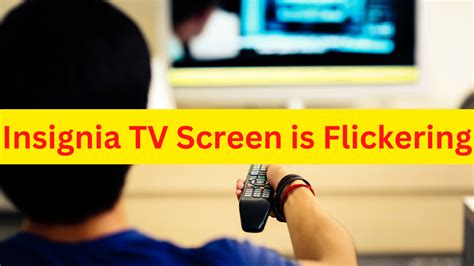 Turn the TV Off and On. To solve a TV screen flickering issue