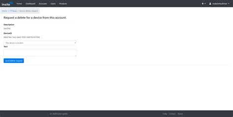 Insite License Request Form