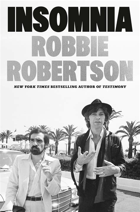 Book cover: Insomnia by Robbie Robertson