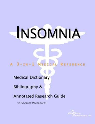 Insomnia a medical dictionary bibliography and annotated research guide to. - Traité de médecine légale et de jurisprudence médicale.
