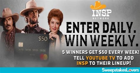 The 12 Days of INSP Sweepstakes is on! Enter daily to win $1