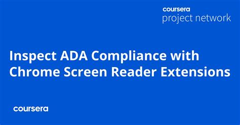 Inspect ADA Compliance with Chrome Screen Reader Extensions