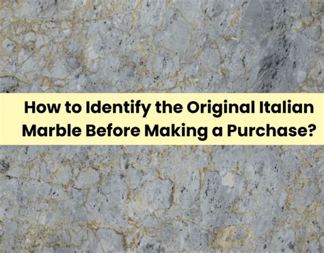Inspecting Marble Before Purchase