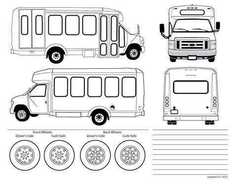 Inspection Form With Line Drawing Transit Line Art