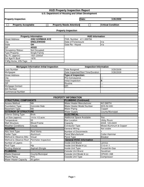Inspection Rt Template Home Build Your Own Version Top Excel with Home