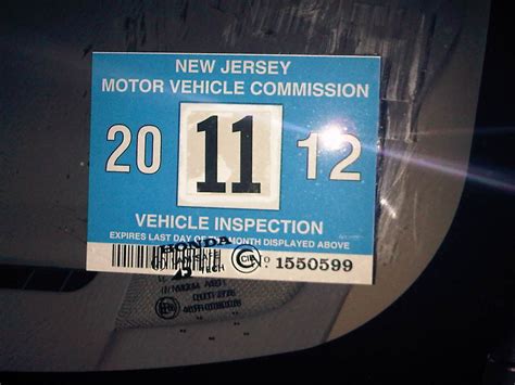 Inspection sticker new jersey. The New Jersey Motor Vehicle Commission has announced that, effective May 1, 2016, there is NO INSPECTION REQUIRED for the following vehicles: 1.Gasoline powered, Passenger Registration, model year 1995 & older with GVWR 8,500 or less.2.Gasoline powered, Passenger Registration, model year 2007 & older with GVWR … 