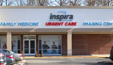 Inspira's urgent care centers also o