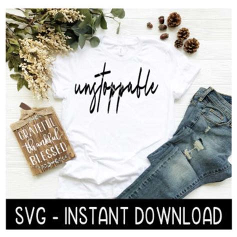 Inspirational T Shirt Svg - Etsy