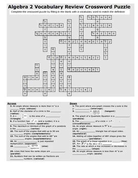 Inspired Educators Inc Reviewing Terms Crossword Puzzle Answers …