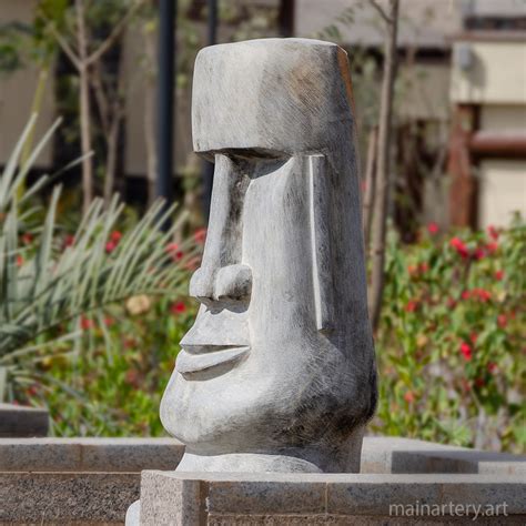 Inspired by stone sculptures while