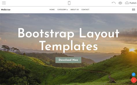 Inspiring Bootstrap Layout Templates Collection 2022
