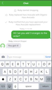 Instacart chat. On the Contact us page, select Chat with us to get connected right away. Remember, the Instacart app is only compatible with—. Apple devices with an iOS or ... 