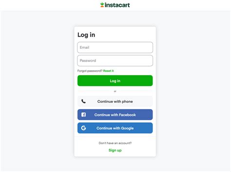 Instacart login with email. Things To Know About Instacart login with email. 