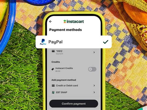 Instacart paypal. .  ...