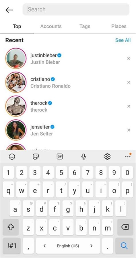Instagrahm search. Instagram search history is a collection of all the searches you perform, whether you search for real names, profile names, topics, or specific subjects, such as Star Wars, Nascar, etc. Instagram ... 