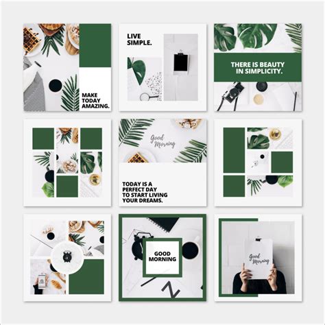 Instagram 9 Square Template