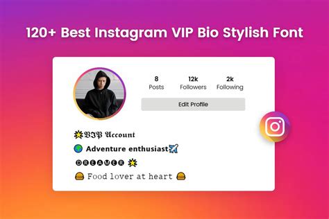 Instagram Bio Editor Font