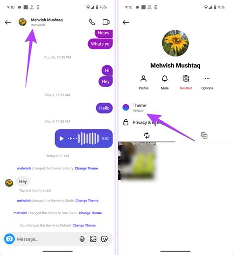 Instagram Direct How to Change Chat Themes