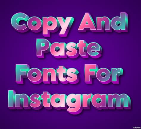 Instagram Fonts Generator Copy and Paste Fonts For Instagram